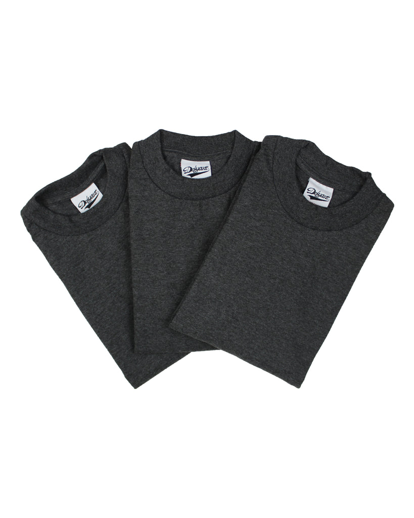 3 Pack) Charcoal 9.5 oz. Heavyweight Tees – DFYNT